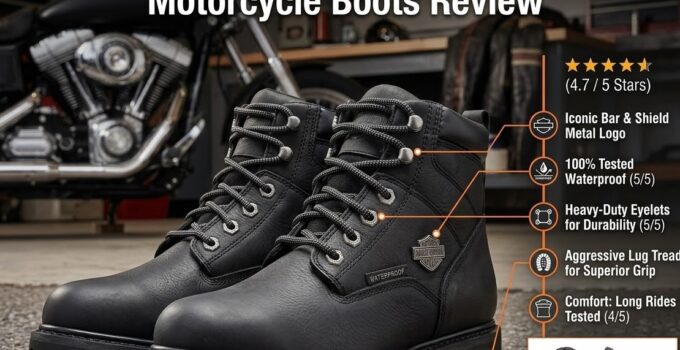 Harley-Davidson motorcycle boots review image