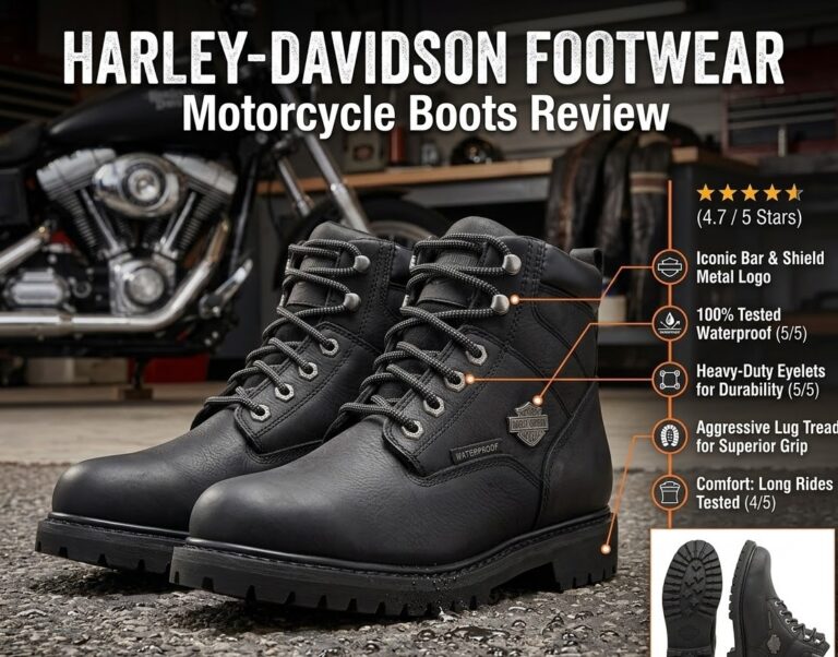 Harley-Davidson motorcycle boots review image
