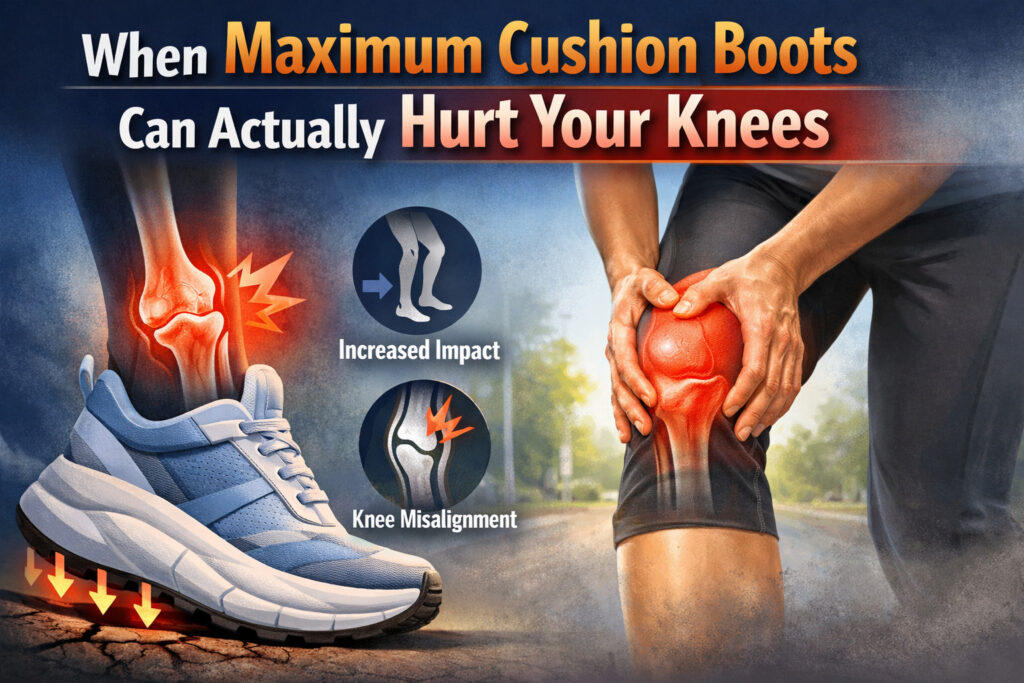 Shoes impacting knee health