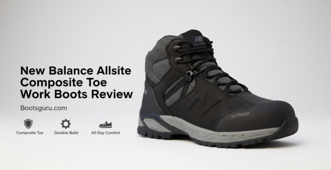 New Balance Allsite composite toe work boots
