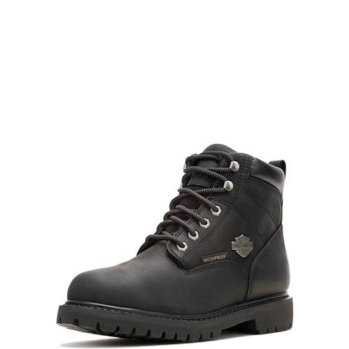 Harley-Davidson Men's Gavern 5.5-In Waterproof Motorcycle Boots D93565 (Blk, 10)