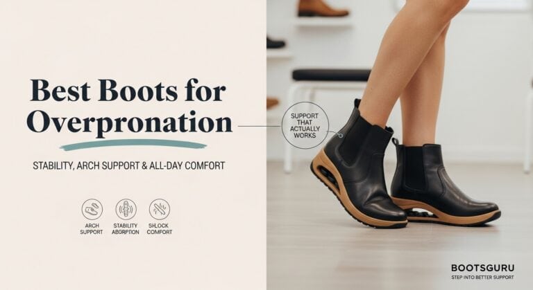 High-quality overpronation boots designed to provide arch support, stability, and all-day comfort for individuals with overpronation. Perfect for active lifestyles and foot health.