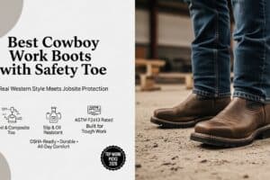 Best Cowboy Work Boots with Safety Toe (2026)