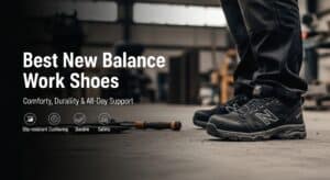 High-quality New Balance work shoes designed for comfort, durability, and all-day support, perfect for professionals seeking reliable footwear for demanding work environments.