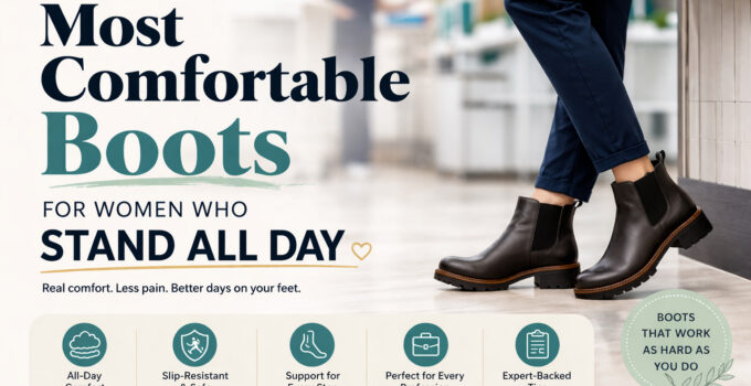 Comfortable boots for women who stand all day