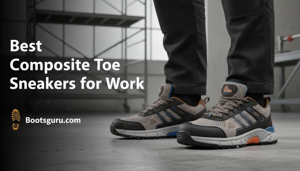 Durable composite toe sneakers ideal for workplace safety and comfort, perfect for demanding jobs requiring reliable foot protection.