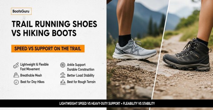 Versus Hiking Boots and Trail Running Shoes for Outdoor Activities.