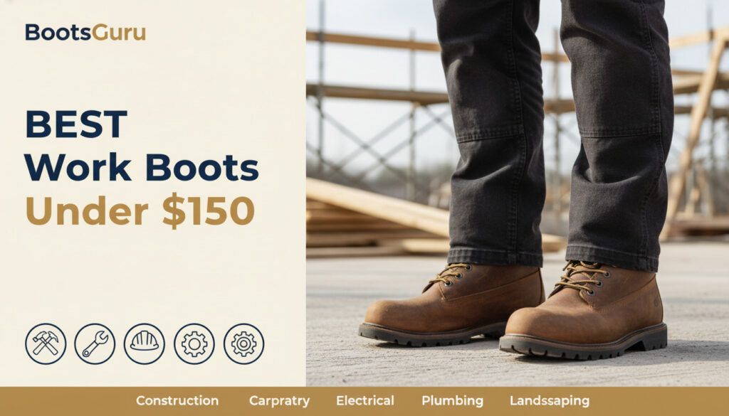 Best work boots under $150 with icons