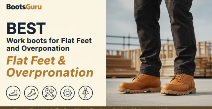 Work boots for flat feet and overpronation