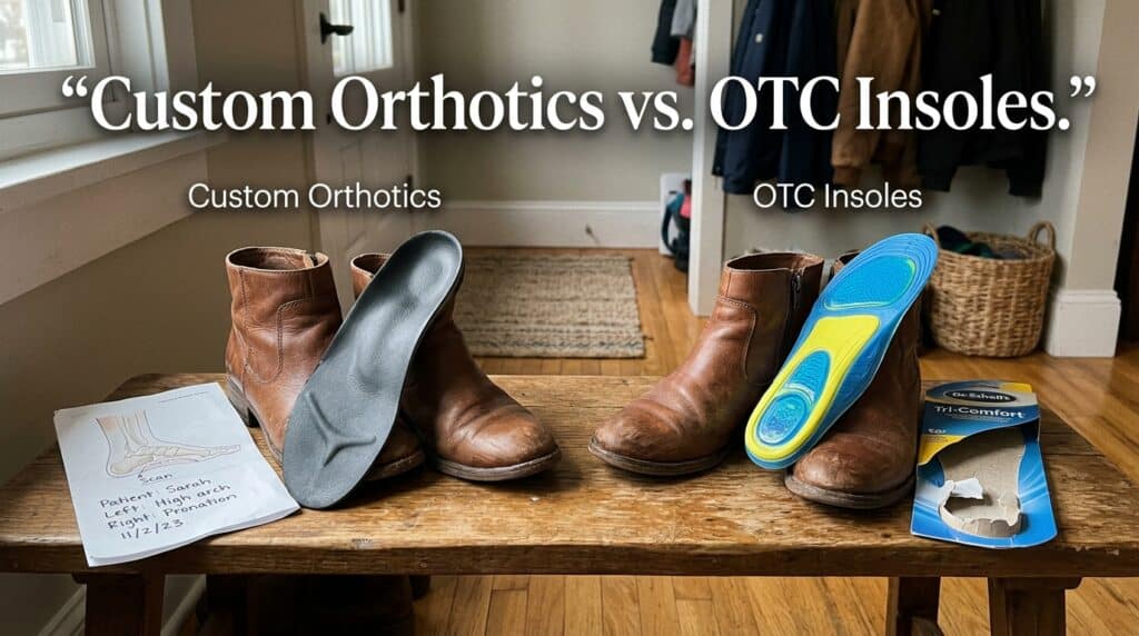 Custom Orthotics vs. OTC Insoles