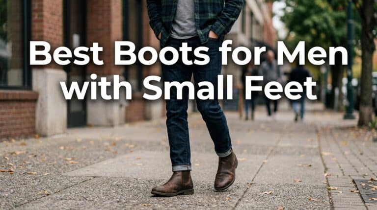 Stylish men's boots ideal for small feet, perfect for urban wear and casual outings, offering comfort and fashion for men with petite foot sizes=
