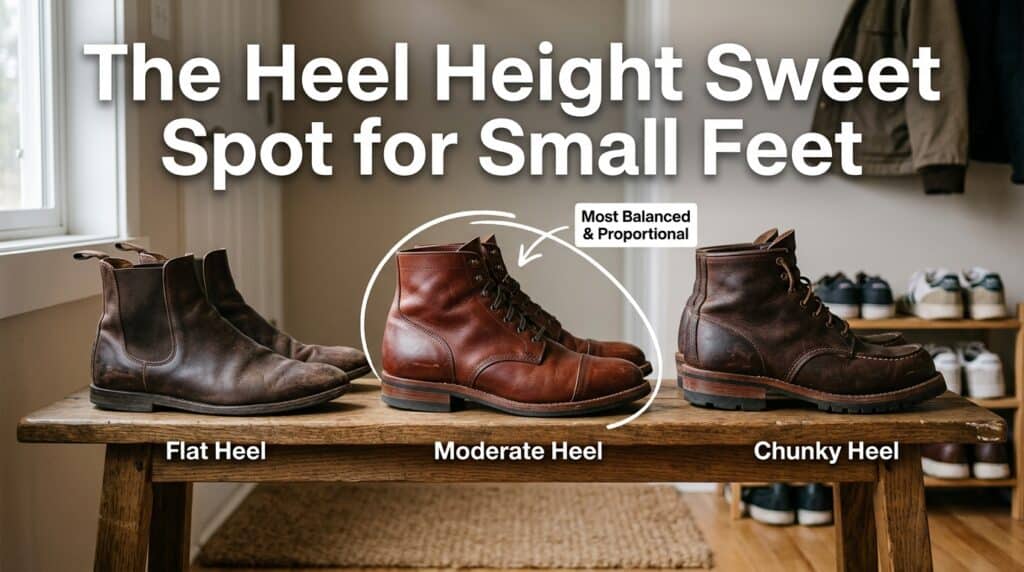 men's boots heel height comparison 202605270818