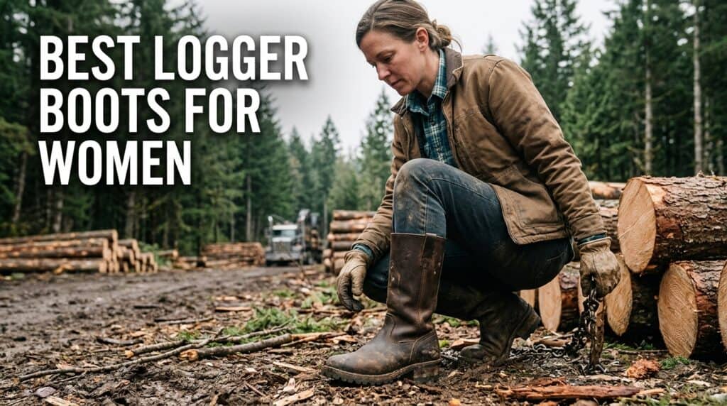 Women’s logger boots ideal for outdoor work and forestry tasks. Durable, comfortable, and stylish footwear designed for women working in rugged environments. Perfect for logging, hiking, and outdoor a.