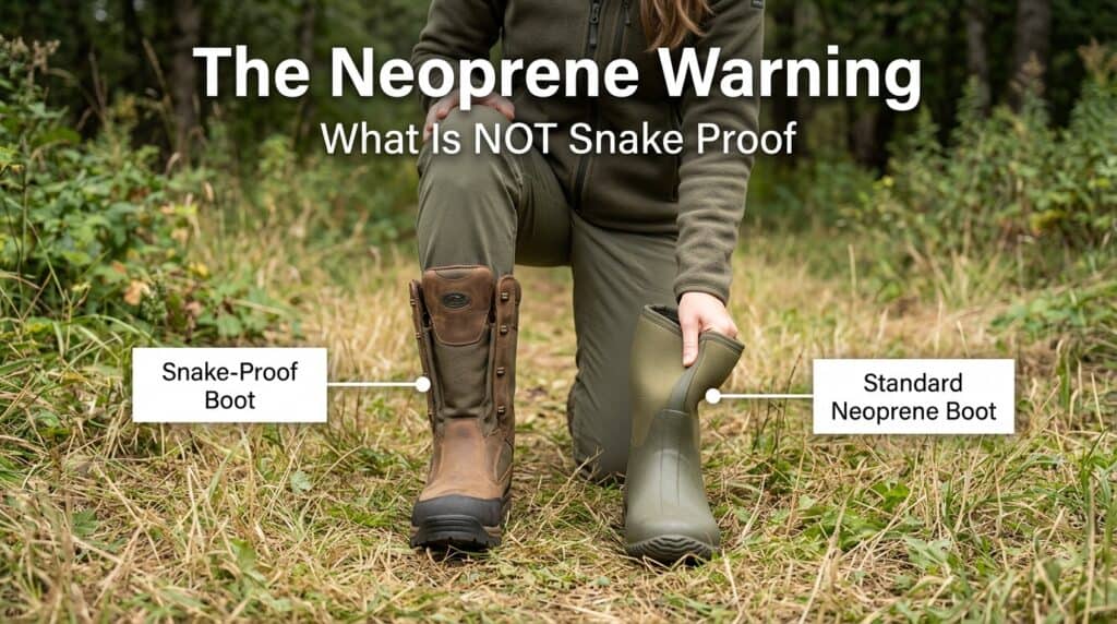 women comparing snake proof boots 202606030803