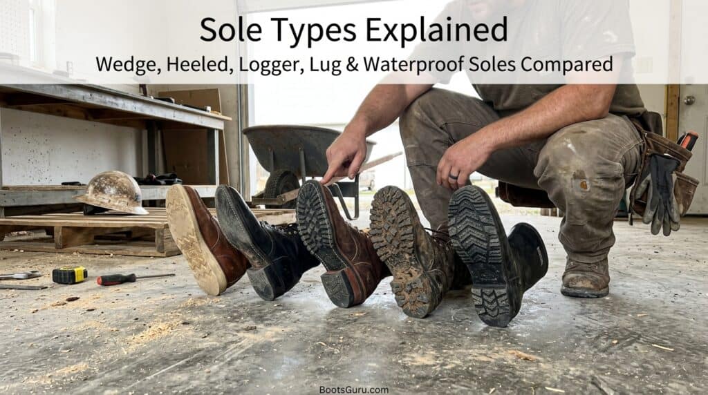 work boot sole types explained 202606110841