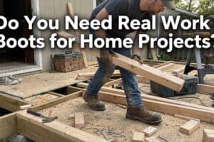 Do You Need Real Work Boots for Home Projects? A Guide for Garage and Workshop Warriors