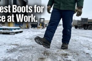 Best Boots for Ice at Work in 2026 (Built-In vs. Add-On Traction)