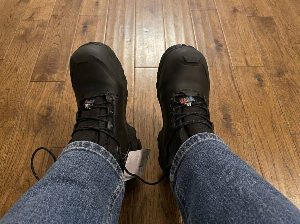 Ethan wearing the Salomon Toundra Pro CSWP winter boots, BootsGuru.com review