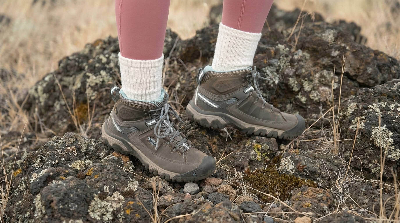 KEEN Targhee III Mid Waterproof women's hiking boot photo from the BootsGuru review